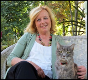 Cindy Wenger and cat